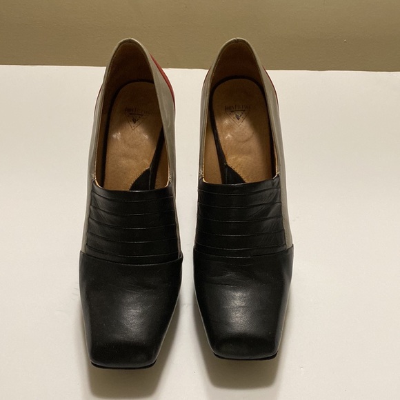 John Fluevog Rare Color Block Leather Shoes. - Picture 12 of 14